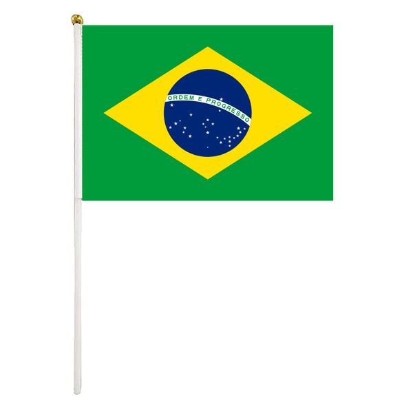 brazi flag 14x21cm 2022 qatar world cup hand waving flag fans cheering flags with plastic flagpole for activity parade sports home decor
brazi flag 14x21cm 2022 qatar world cup hand waving flag fans cheering flags with plastic flagpole for activity parade sports home decor