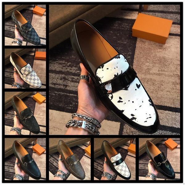 new british men's slip on split leather pointed toe men designer luxury dress shoes business wedding oxfords formal shoes for male, Black
new british men's slip on split leather pointed toe men designer luxury dress shoes business wedding oxfords formal shoes for male, Black