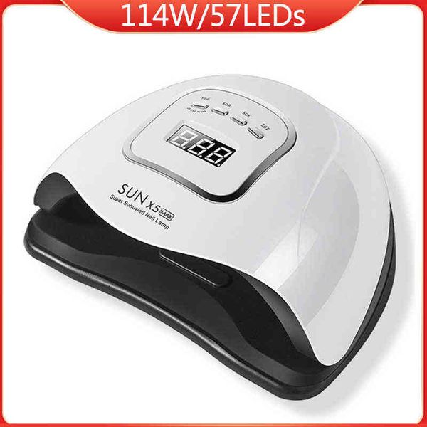 nxy sun x 5 max 114w uv led nail lamp for manicure with sensor 90s/60s/30s/10s timer display all gels efficient dryer 220624
nxy sun x 5 max 114w uv led nail lamp for manicure with sensor 90s/60s/30s/10s timer display all gels efficient dryer 220624