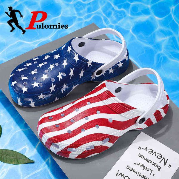 sandals summer men slippers american flag sandals plus size 52 massage clogs outdoor garden shoes beach indoor slides flip flop 220623, Black
sandals summer men slippers american flag sandals plus size 52 massage clogs outdoor garden shoes beach indoor slides flip flop 220623, Black