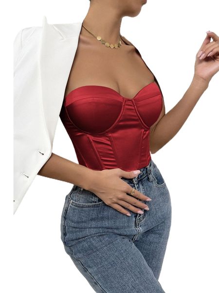 lace up back tube z5rx#, White
lace up back tube z5rx#, White