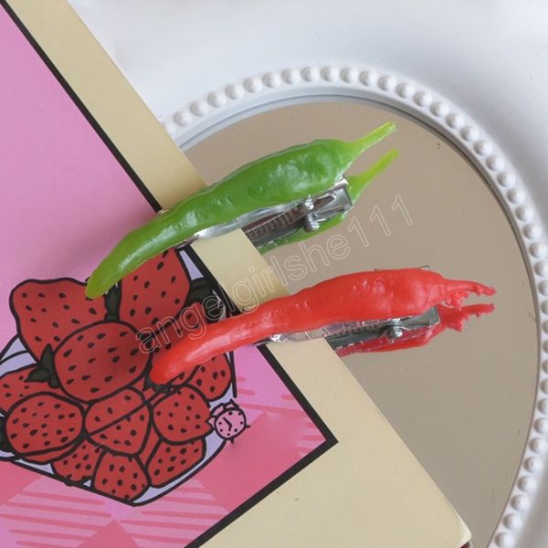 creative chili barrette personality girls cute hairpins children funny headwear korean kids hair clip hair accessories, Slivery;white
creative chili barrette personality girls cute hairpins children funny headwear korean kids hair clip hair accessories, Slivery;white