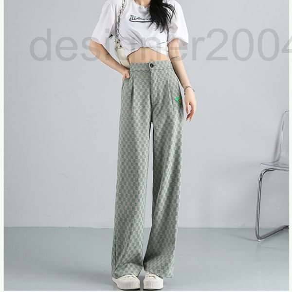 women's pants & capris designer green checkerboard suit wide leg pants women fashion brand ins2022 summer thin loose casual straight k7, Black;white
women's pants & capris designer green checkerboard suit wide leg pants women fashion brand ins2022 summer thin loose casual straight k7, Black;white