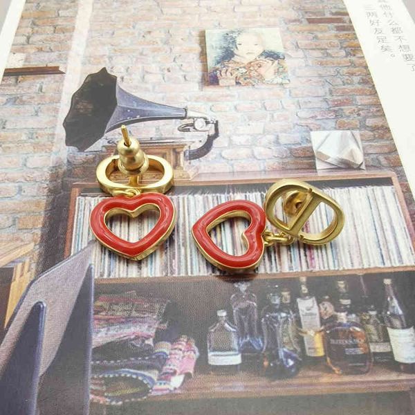 2022 factory wholesale new japanese and minority versatile love red simple earrings female dijia net red fairy texture, Golden
2022 factory wholesale new japanese and minority versatile love red simple earrings female dijia net red fairy texture, Golden