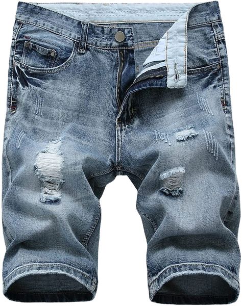 men's casual ripped jean shorts broken distressed washed denim shorts loose fit jean short pants repair rips h7pt#, White;black
men's casual ripped jean shorts broken distressed washed denim shorts loose fit jean short pants repair rips h7pt#, White;black