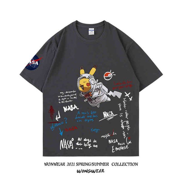 nasa astronaut t-shirt men's joint short sleeve ins fashion cartoon pure cotton couple student summer clothing bottoms 109cio, White;black
nasa astronaut t-shirt men's joint short sleeve ins fashion cartoon pure cotton couple student summer clothing bottoms 109cio, White;black