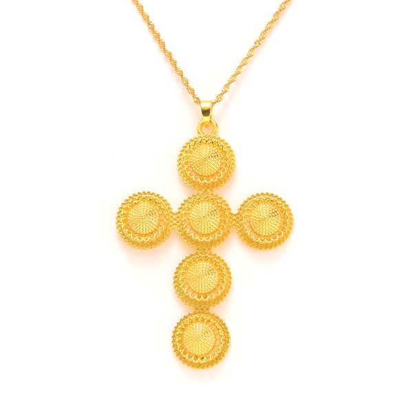 24k yellow fine gold tone crucifix cross pendant necklace multiple flower multi layer choker pagoda round combination select, Silver
24k yellow fine gold tone crucifix cross pendant necklace multiple flower multi layer choker pagoda round combination select, Silver