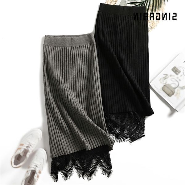 singrain women knitted sweater skirt midi stripe lace pencil skirt high waist knitting bottoms elastic autumn warm skirt winter t200324, Black
singrain women knitted sweater skirt midi stripe lace pencil skirt high waist knitting bottoms elastic autumn warm skirt winter t200324, Black