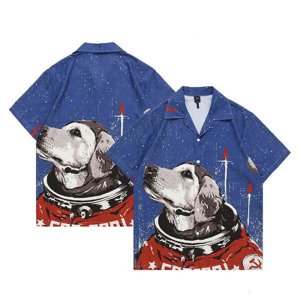 men's t-shirts 2022 summer casual hawaiian flower shirt space dog over print shirt beach cardigan men's short sleeved fashion 67t9, White;black
men's t-shirts 2022 summer casual hawaiian flower shirt space dog over print shirt beach cardigan men's short sleeved fashion 67t9, White;black
