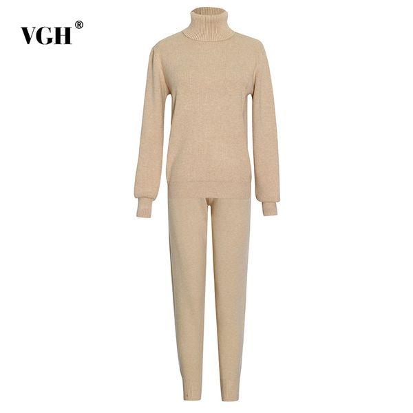 solid knitted sets for women turtleneck long sleeve sweater minimalist pants casual two piece set female fashion autumn 210507, White
solid knitted sets for women turtleneck long sleeve sweater minimalist pants casual two piece set female fashion autumn 210507, White