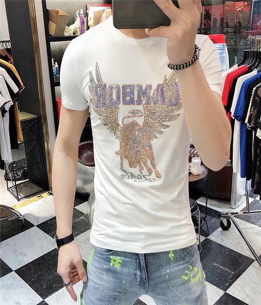 2022 summer men's t-shirt new european and american slim fit personalized diamond short sleeve casual m--5xl, White;black
2022 summer men's t-shirt new european and american slim fit personalized diamond short sleeve casual m--5xl, White;black