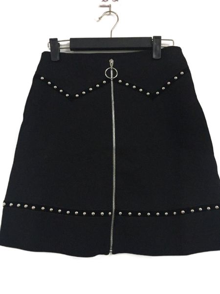 skirts women skirt 2022 autumn and winter velvet rivet decorated front zipper pencil i8jb#, Black
skirts women skirt 2022 autumn and winter velvet rivet decorated front zipper pencil i8jb#, Black
