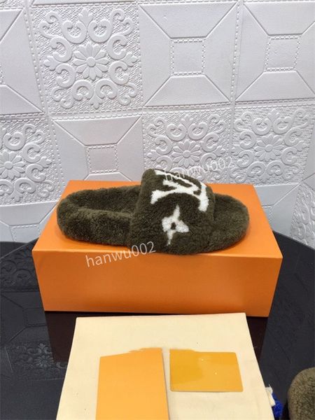 2022 luxury slides designer fashion women slippers wool sandals warm winter sandals slip on loafer shoes fluffy furry fur slide size35-41 ly, Black
2022 luxury slides designer fashion women slippers wool sandals warm winter sandals slip on loafer shoes fluffy furry fur slide size35-41 ly, Black