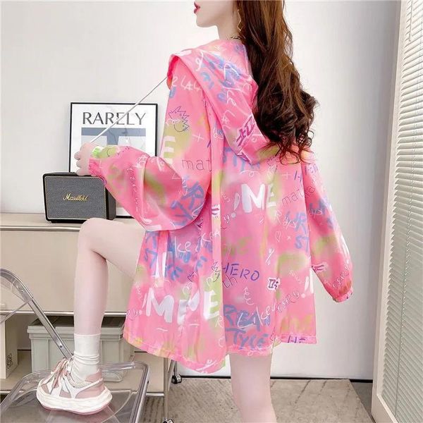 women's jackets summer loose hooded sun protection clothing jacket women's breathable printed uv casual trench coat blue, Black;brown
women's jackets summer loose hooded sun protection clothing jacket women's breathable printed uv casual trench coat blue, Black;brown