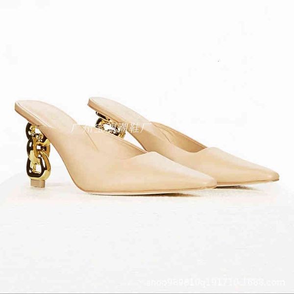 sandals baotou half slippers women's summer leather wearing a small number of pointed muller shoes high heels thin heels, Black
sandals baotou half slippers women's summer leather wearing a small number of pointed muller shoes high heels thin heels, Black