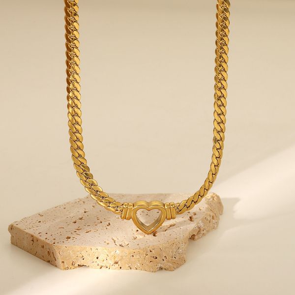heart necklace 2022 new arrival gold cuban link jewelry girl women elegant hollow necklace stainless steel jdn20879, Silver
heart necklace 2022 new arrival gold cuban link jewelry girl women elegant hollow necklace stainless steel jdn20879, Silver