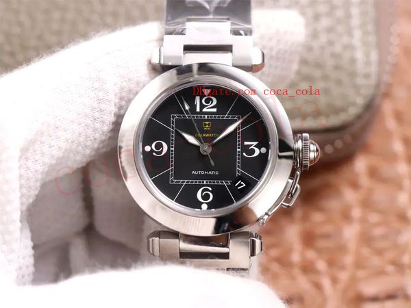 original box watch w-31074-m7 cal.049 sapphire glass mechanical (automatic) lady wrisrwatch stainless steel strap women watches
