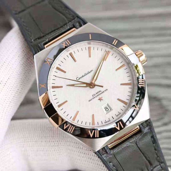 luxury fashion watches for mens mechanical wristwatches ome constellation steel band fully automatic men's designer 6ihr, Slivery;brown
luxury fashion watches for mens mechanical wristwatches ome constellation steel band fully automatic men's designer 6ihr, Slivery;brown