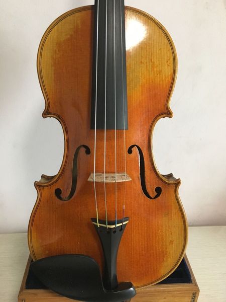 4/4 size violin antique old style solid flamed maple back hand made violin 0403
4/4 size violin antique old style solid flamed maple back hand made violin 0403