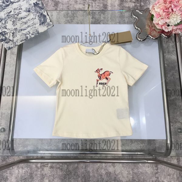 22ss beige deer print newly boys t-shirts black color custom made brand designer kids cotton tees short sleeve t shirts round neck high end, Blue
22ss beige deer print newly boys t-shirts black color custom made brand designer kids cotton tees short sleeve t shirts round neck high end, Blue