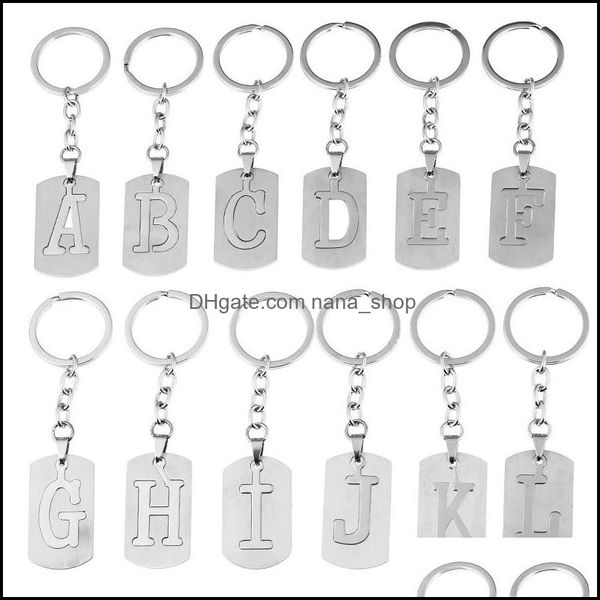 keychains fashion accessories diy stainless steel a-z letters initials keychain charm men women couple gift jewelry car key ring drop delive, Silver
keychains fashion accessories diy stainless steel a-z letters initials keychain charm men women couple gift jewelry car key ring drop delive, Silver