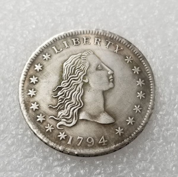 us 1794 flowing hair dollar silver plated copy coins metal craft dies manufacturing factory
us 1794 flowing hair dollar silver plated copy coins metal craft dies manufacturing factory