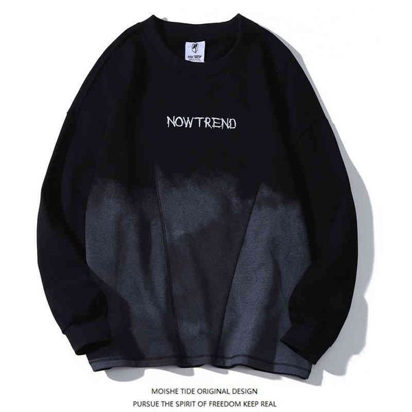 moishe tide european and american dark style printed round neck sweater for men women loose ins hip hop gradient couple, Black
moishe tide european and american dark style printed round neck sweater for men women loose ins hip hop gradient couple, Black