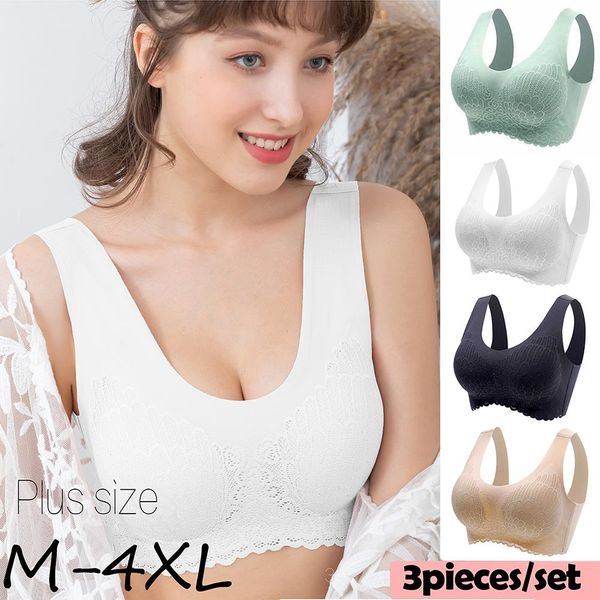 dropshipping 3pcs lot latex seamless bra women push up underwear cooling gathers female intimate plus size comfortable bralette, Red;black
dropshipping 3pcs lot latex seamless bra women push up underwear cooling gathers female intimate plus size comfortable bralette, Red;black