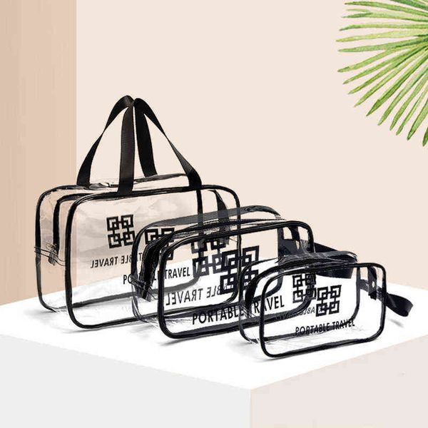 large capacity pvc transparent cosmetic bag travel portable storage washing bag portable waterproof bag 220625
large capacity pvc transparent cosmetic bag travel portable storage washing bag portable waterproof bag 220625