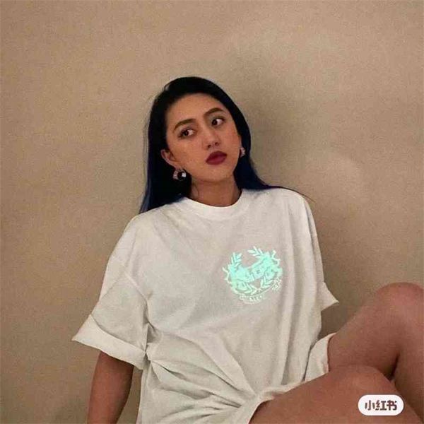 2022 new special offer fashion summer parisian product fluorescent spirit series short sleeve t-shirt, men's and women's same roun, White
2022 new special offer fashion summer parisian product fluorescent spirit series short sleeve t-shirt, men's and women's same roun, White