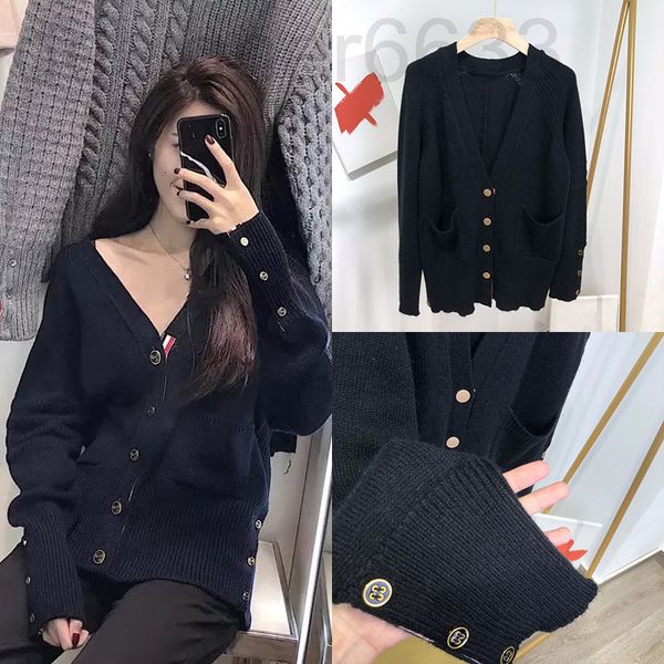 women's knits & tees designer early spring personalized back rivet button knitted v-neck and autumn sweater cardigan women's coat, White
women's knits & tees designer early spring personalized back rivet button knitted v-neck and autumn sweater cardigan women's coat, White