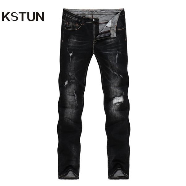 kstun black jeans men distressed patchwrok frayed ripped jeans for man autumn winter biker jeans streetwear hiphop denim pants 210318, Blue
kstun black jeans men distressed patchwrok frayed ripped jeans for man autumn winter biker jeans streetwear hiphop denim pants 210318, Blue