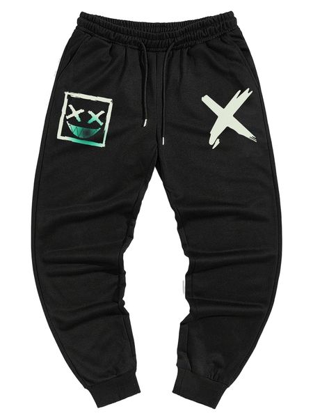 men cartoon graphic sweatpants s0kb#, Black
men cartoon graphic sweatpants s0kb#, Black