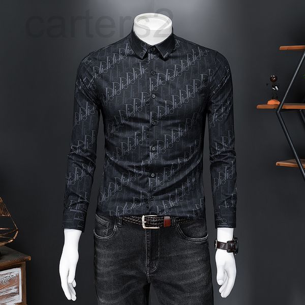 men's casual shirts designer zh545 lilly's family mainly promotes spring long sleeved shirts cm3d2022, White;black
men's casual shirts designer zh545 lilly's family mainly promotes spring long sleeved shirts cm3d2022, White;black