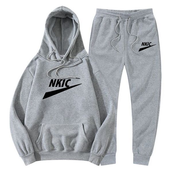 men's tracksuit suit fashion brand print 2022 autumn casual hoodie+pants men suits sports two piece man clothes sportswear sets, Gray
men's tracksuit suit fashion brand print 2022 autumn casual hoodie+pants men suits sports two piece man clothes sportswear sets, Gray