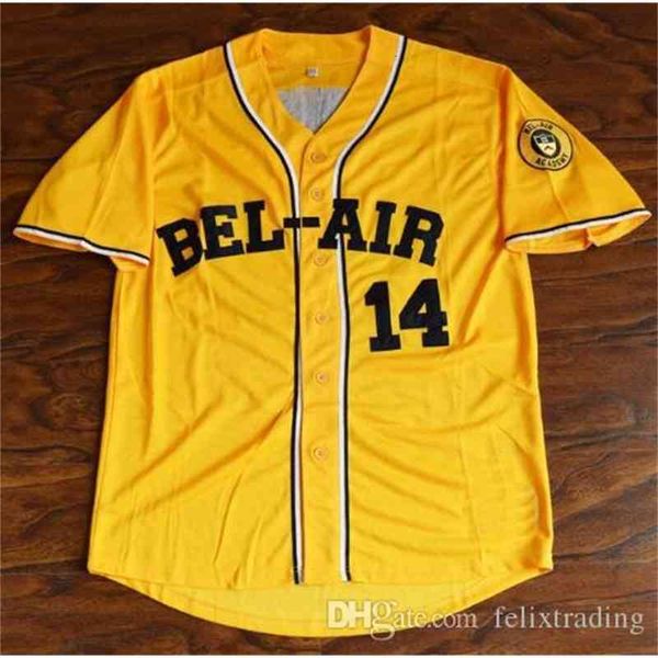 will smith #14 bel-air academy baseball jerseys men stitched yellow the fresh prince of bel-air, Black
will smith #14 bel-air academy baseball jerseys men stitched yellow the fresh prince of bel-air, Black