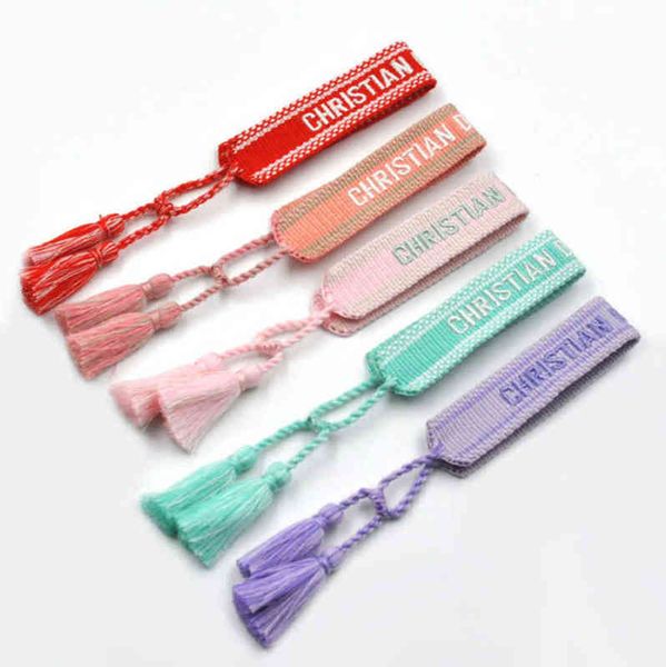 luxury classic brand embroidery bracelets fashion women men bangles friendship charm bracelet woven adjustable tassel vintage couple braided, Golden;silver
luxury classic brand embroidery bracelets fashion women men bangles friendship charm bracelet woven adjustable tassel vintage couple braided, Golden;silver