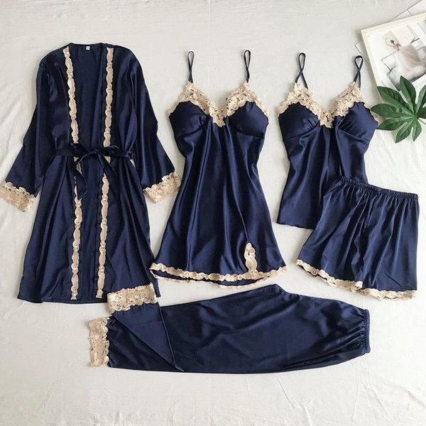 bathrobes set woman 5 sleepwears pieces ruched robe womens pajamas shorts skirts pijama robes women pajama sets nightgowns, Black;red
bathrobes set woman 5 sleepwears pieces ruched robe womens pajamas shorts skirts pijama robes women pajama sets nightgowns, Black;red