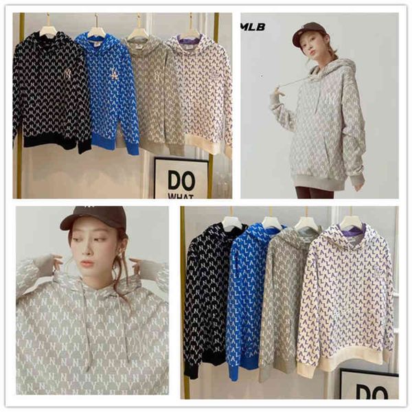 women's hoodies sweatshirts korean mlb men's and women's all over printed old flower letters ny loose casual hoodie in spring, Black
women's hoodies sweatshirts korean mlb men's and women's all over printed old flower letters ny loose casual hoodie in spring, Black