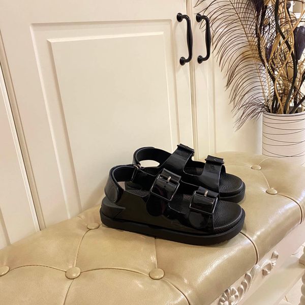 women sandals double with studs slipper designer slide summer sandals fashion men beach indoor flat flip flops leather rubber sole, Black
women sandals double with studs slipper designer slide summer sandals fashion men beach indoor flat flip flops leather rubber sole, Black