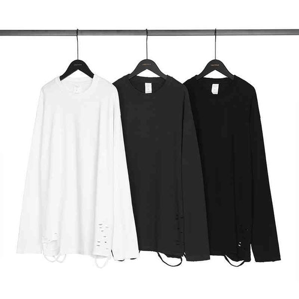 men's t-shirts autumn pure color bottoming shirt oversize loose cut hole high street ins brand cotton long sleeved t-shirt men ysto, White;black
men's t-shirts autumn pure color bottoming shirt oversize loose cut hole high street ins brand cotton long sleeved t-shirt men ysto, White;black