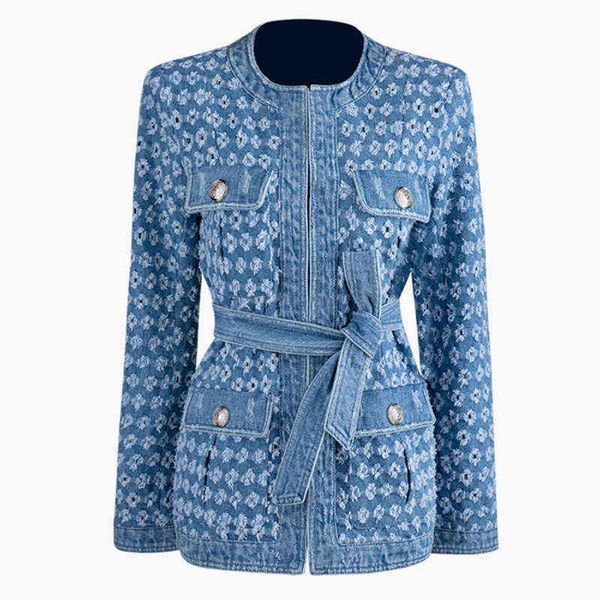european and american trendy models new metal buckle decoration hole dark buckle denim jacket female trend l220714, Black;brown
european and american trendy models new metal buckle decoration hole dark buckle denim jacket female trend l220714, Black;brown