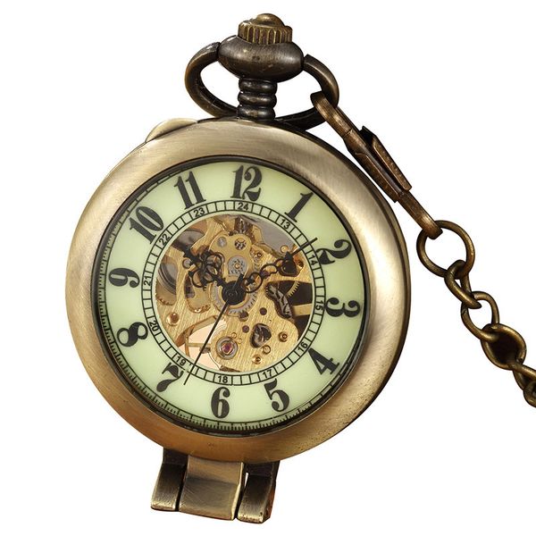 gold mechanical pocket watch trend fashion gold plated transparent hollow luxury watch personality double open cover pocket for men, Slivery;brown
gold mechanical pocket watch trend fashion gold plated transparent hollow luxury watch personality double open cover pocket for men, Slivery;brown