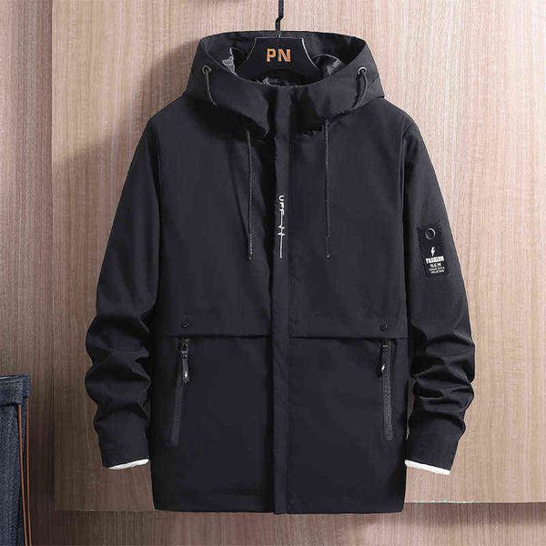 mens hooded jacket spring autumn casual hoodie solid color man jackes coats long sleeve japanese streetwear men clothing y220803, Black;brown
mens hooded jacket spring autumn casual hoodie solid color man jackes coats long sleeve japanese streetwear men clothing y220803, Black;brown