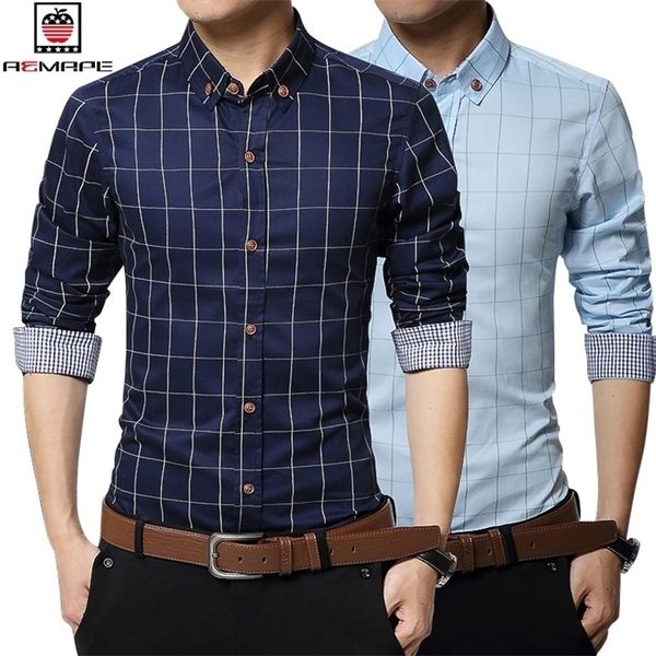 aemape famous brand men dress shirts plaid business shirt mens casual shirts long sleeved blouse fashion slim social man 220322, White;black
aemape famous brand men dress shirts plaid business shirt mens casual shirts long sleeved blouse fashion slim social man 220322, White;black