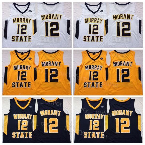 ncaa basketball college ja morant murray state racers jersey 12 university navy blue yellow white team color breathable for sport fans pure, Black
ncaa basketball college ja morant murray state racers jersey 12 university navy blue yellow white team color breathable for sport fans pure, Black