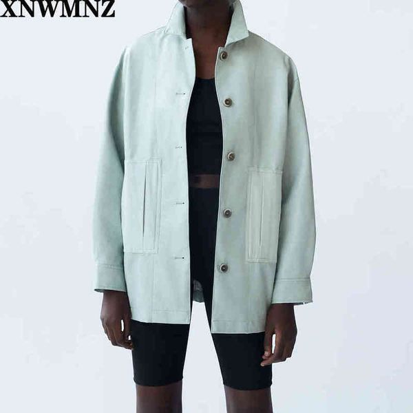 za contrast faux leather jacket jacket with lapel collar long sleeves matching front pockets buttonup fastening on the 210513, Black;brown
za contrast faux leather jacket jacket with lapel collar long sleeves matching front pockets buttonup fastening on the 210513, Black;brown