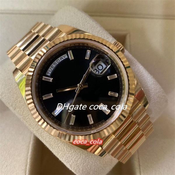 super factory version watch bp 40mm new model strap black grid dial automatic men's watches date original box, Slivery;brown
super factory version watch bp 40mm new model strap black grid dial automatic men's watches date original box, Slivery;brown