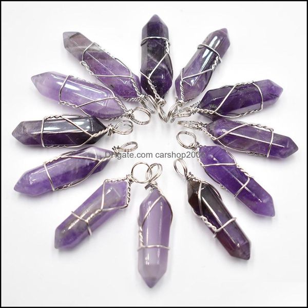 charms sier wire natural stone amethyst hexagonal healing reiki point pendants for jewelry making carshop2006 dro dhd9g, Bronze;silver
charms sier wire natural stone amethyst hexagonal healing reiki point pendants for jewelry making carshop2006 dro dhd9g, Bronze;silver