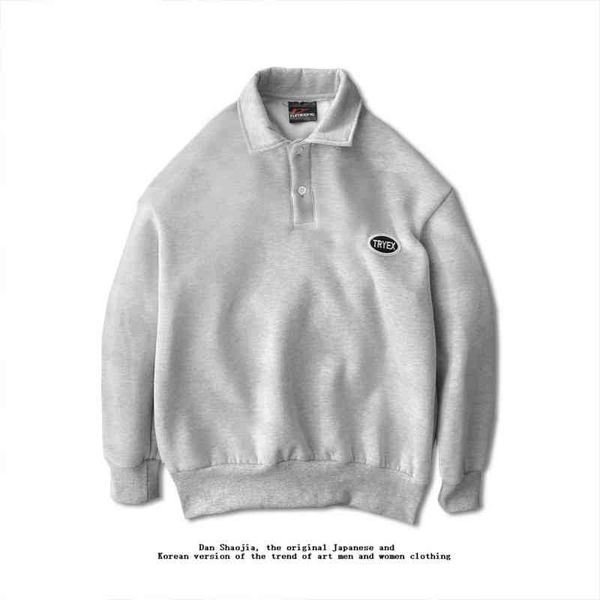 spring and autumn yuwenle lapel sweater men's korean ulzzang couple polo shirt loose trendy student coat, Black
spring and autumn yuwenle lapel sweater men's korean ulzzang couple polo shirt loose trendy student coat, Black
